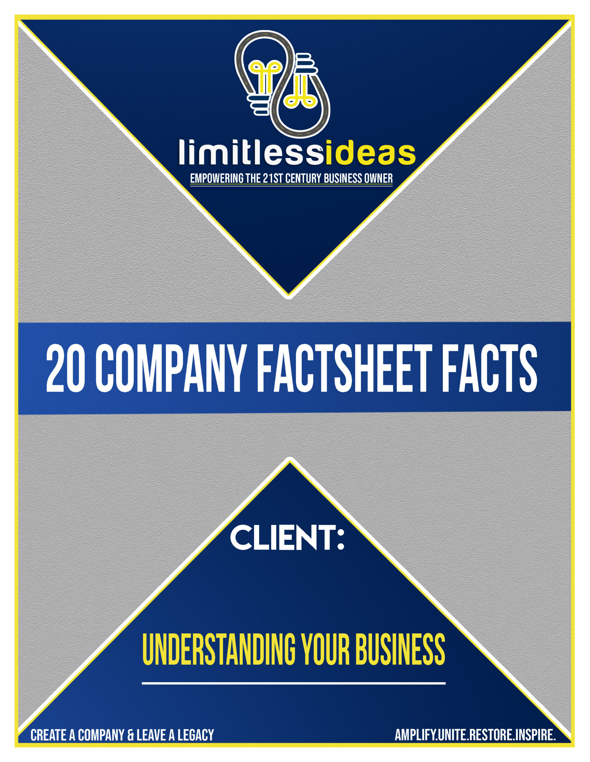 20 Company Factsheet Facts